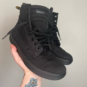 Dr Martens Sheridan Vegan Boots Black Great Condition Size 6